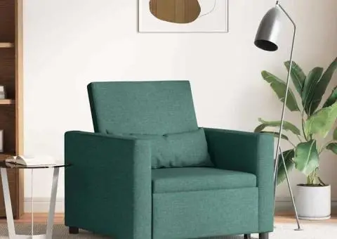 Canapea Folie 3 în 1 Convertible Verde Închis - 1/5