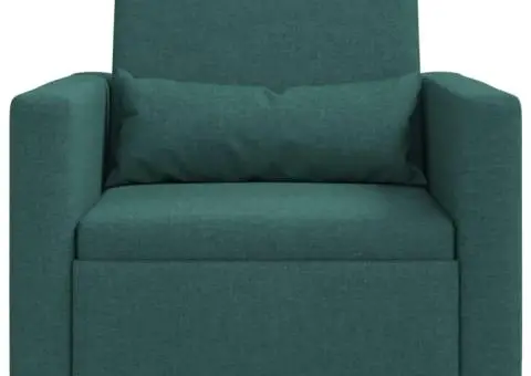 Canapea Folie 3 în 1 Convertible Verde Închis - 5/5