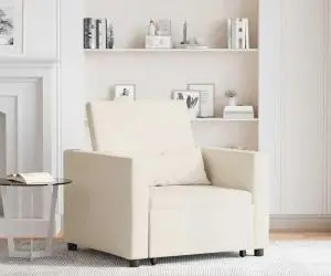 vidaXL Canapea Pat Convertibilă 3 în 1 din Pânză