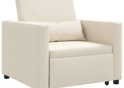 Canapea Pat Convertibilă 3 în 1 din Pânză - 2/5