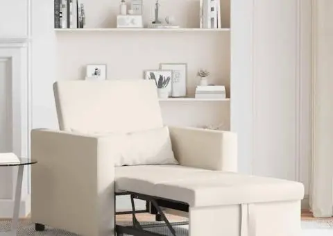 Canapea Pat Convertibilă 3 în 1 din Pânză - 3/5