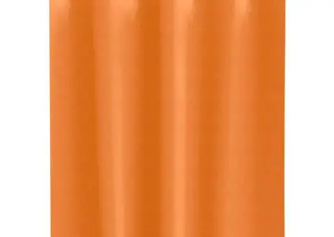 Perdele 2 pcs Portocaliu intens 140 x 140 cm Poliester - 3/5