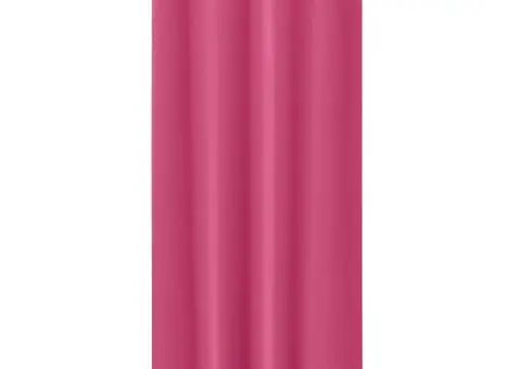 Perdele cu perdele 2 pcs Roz intens 225 x 140 cm Poliester - 3/5