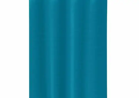 Perdele cu perdele 2 pcs Turcoaz 175 x 140 cm Poliester - 3/5