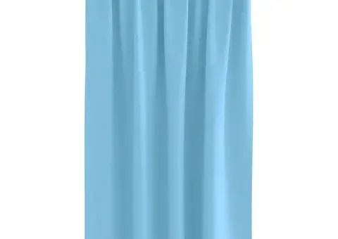 Perdele 2 pcs Albastru deschis 140 x 140 cm Poliester - 3/5