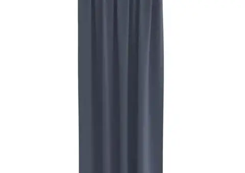 Perdele cu perdele 2 pcs Antracit 260 x 140 cm Poliester - 3/5