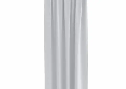 Perdele cu perdele 2 pcs Gri deschis 260 x 140 cm Poliester - 3/5