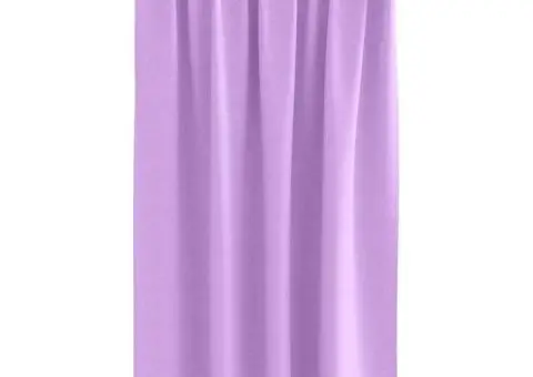 Perdele cu perdele 2 pcs Violet 140 x 140 cm Poliester - 3/5