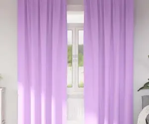 vidaXL Perdele cu perdele 2 pcs Violet 225 x 140 cm Poliester