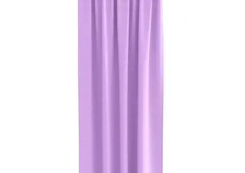 Perdele cu perdele 2 pcs Violet 245 x 140 cm Poliester - 3/5