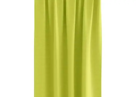 Perdele cu perdele 2 pcs Verde măr 140 x 140 cm Poliester - 3/5