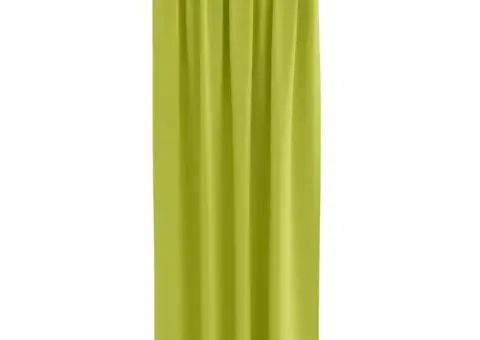Perdele cu perdele 2 pcs Verde măr 260 x 140 cm Poliester - 3/5