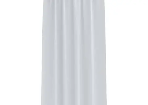 Perdele cu perdele 2 pcs Gri deschis 260 x 140 cm Poliester - 3/5