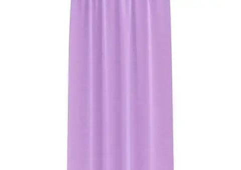 Perdele cu perdele 2 pcs Violet 260 x 140 cm Poliester - 3/5