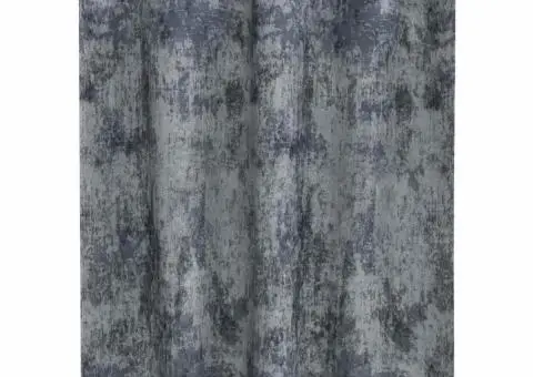 Cortine Catifea 2 buc cu Ochete Gri Argintii 140x140 cm - 3/5