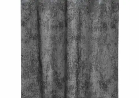 Ușile de catifea - 2 bucăți, cu ochiuri gri, 140 x 140 cm. - 3/5