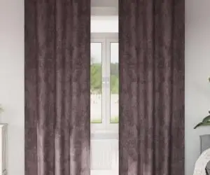 vidaXL Cortine din catifea , set de 2 piese, cu œillets maron, 260 x 140 cm