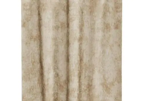 Draperii din catifea , 2 piese, cu œillets, crem, 140x140 cm - 3/5