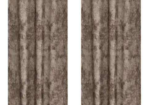 Cortine Velvet , 2 piese cu œillets, cappuccino, 260 x 140 cm - 2/5