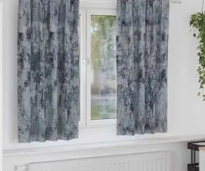 vidaXL Cortine din catifea , set de 2 cu ochiuri gri argintiu, 175 x 140 cm