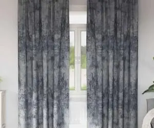 vidaXL Cortine de catifea set de 2 cu ochete gri argintiu, 260 x 140 cm