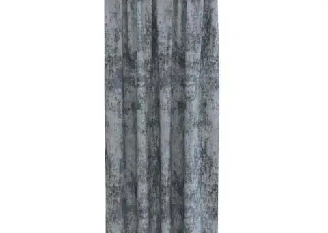 Cortine de catifea set de 2 cu ochete gri argintiu, 260 x 140 cm - 3/5