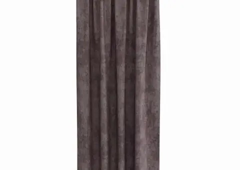 Cortine din catifea , 2 piese, cu ochiuri, maro, 245 x 140 cm - 3/5