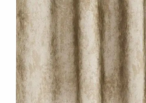 Cortine de velvet , 2 bucăți, cu ochiuri crem, 245 x 140 cm. - 5/5