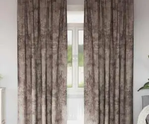 vidaXL Cortine catifea 2 piese eyelets cappuccino 245x140 cm