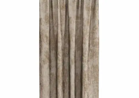 Cortine Velvet 2 buc cu inele Champagne 175x140 cm - 3/5