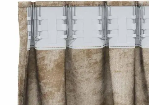 Cortine Velvet 2 buc cu inele Champagne 175x140 cm - 4/5