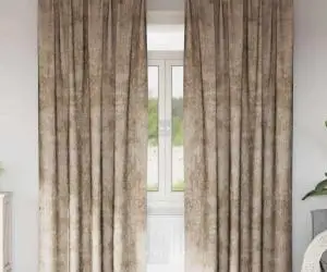 vidaXL Cortine Velvet 2 buc cu ochiuri Champagne 245 x 140 cm