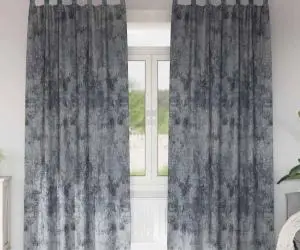 vidaXL Cortine de catifea , set de 2, gri argintiu, 225 x 140 cm