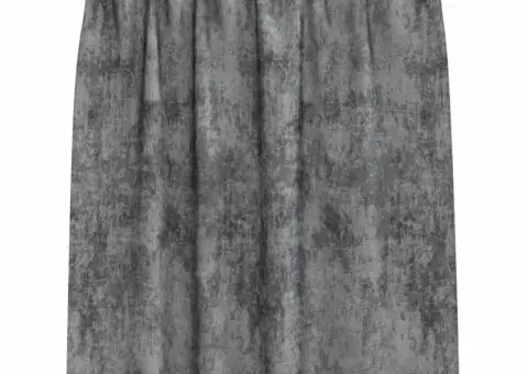 Set draperii catifea 2 buc, ochiuri gri, 140x140 cm - 3/5