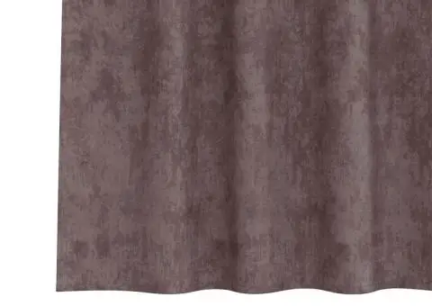 Cortine Velvet 2 piese cu Ochiuri Maro 225x140 cm - 5/5