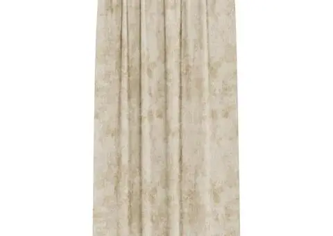 Cortine Velvet 2 buc cu eyeleturi crem 260x140 cm - 3/5