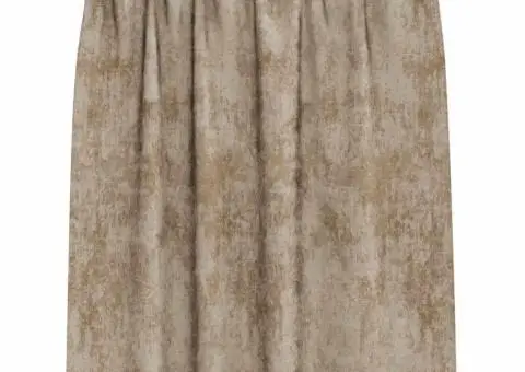 Draperii din Velur , set de 2, cu ochiuri Champagne, 140 x 140 cm - 3/5