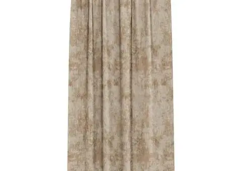 Cortine Velour 2 buc. cu ochiuri Champagne, 225 x 140 cm - 3/5