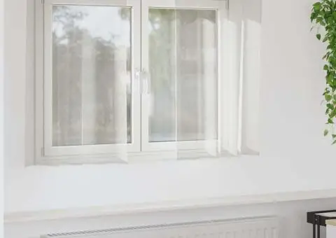 Perdele cu perdele 2 pcs Crem 140 x 140 cm Poliester - 1/5