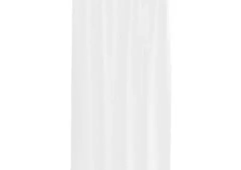 Perdele cu perdele 2 pcs Alb 140 x 175 cm Poliester - 3/5