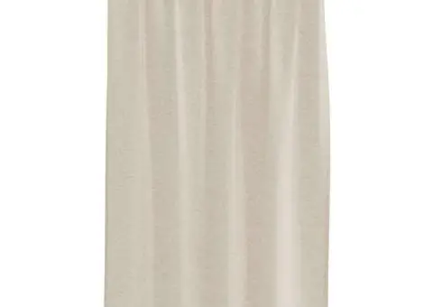 Perdele cu perdele 2 pcs Nisip 140 x 140 cm Poliester - 3/5