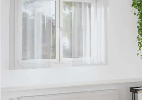 Perdele cu perdele 2 pcs Gri deschis 140 x 140 cm Poliester - 1/5