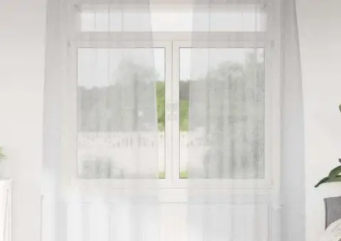 Perdele cu perdele 2 pcs Gri deschis 140 x 225 cm Poliester - 1/5