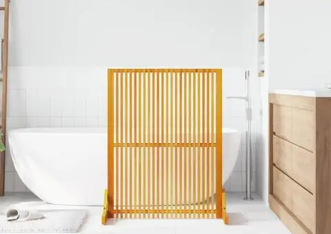 Pravan intimitate interior/exterior, 110 cm, lemn masiv acacia - 3/5