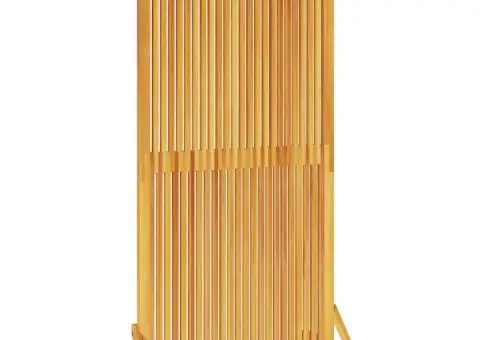 Pravan intimitate interior/exterior, 150 cm, lemn masiv acacia - 2/5