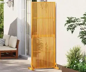 vidaXL Pravan intimitate interior/exterior, 200 cm, lemn masiv acacia