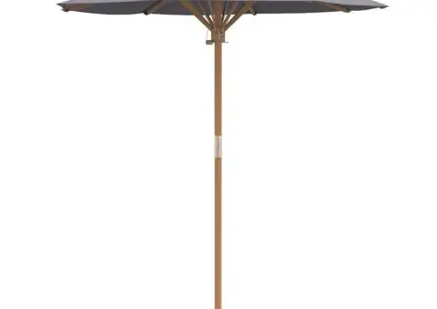 Paravan de grădină, gri închis, 180x230 cm, bambus - 2/5