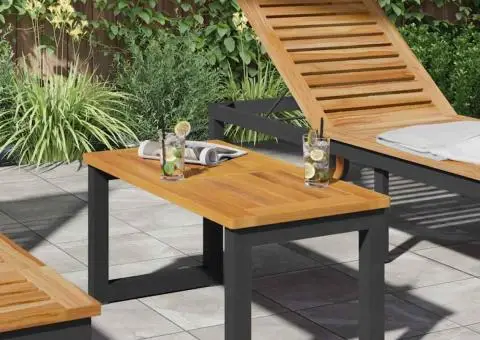 Blat de masă 80x40x2,2 cm din lemn masiv de acacia - 3/5