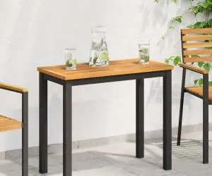 vidaXL Placă de masă 100x50x2,2 cm din lemn masiv de acacia, dreptunghiulară