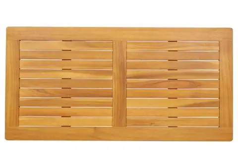 Placă de masă 100x50x2,2 cm din lemn masiv de acacia, dreptunghiulară - 2/5